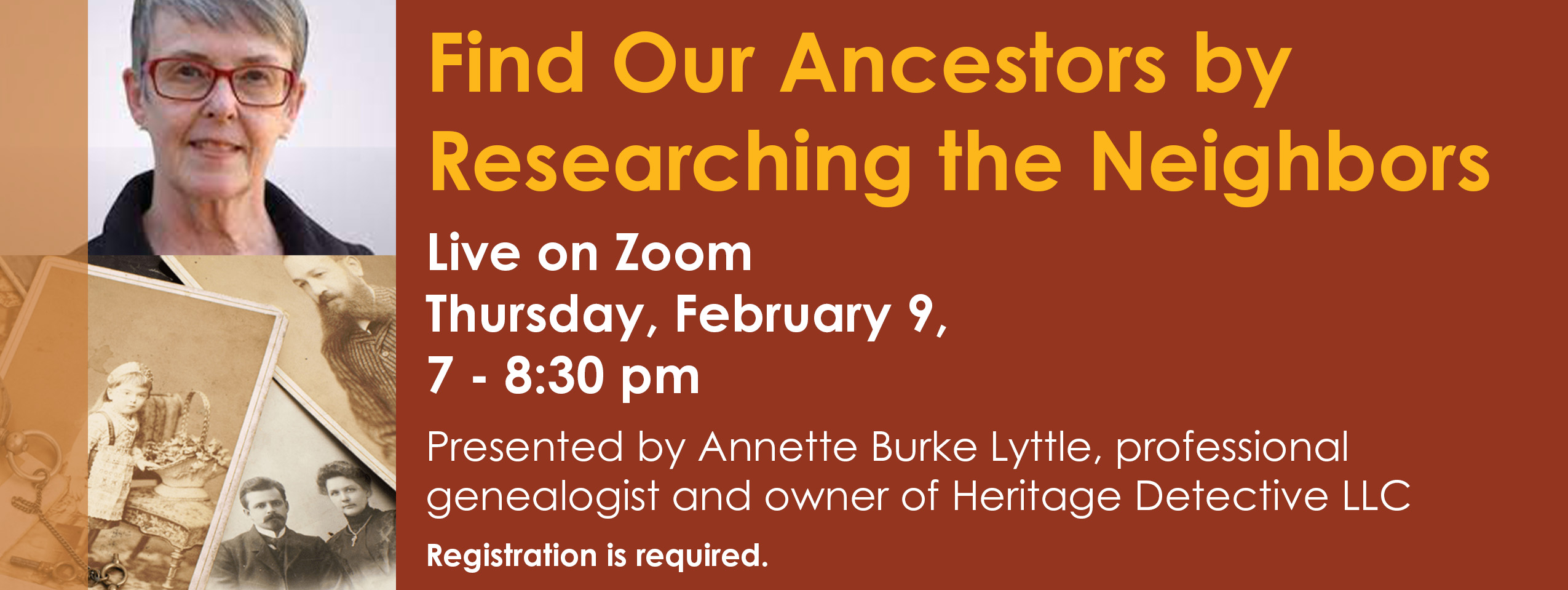Find Our Ancestors Feb 9